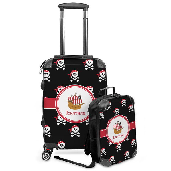 Custom Pirate Kids 2-Piece Luggage Set - Suitcase & Backpack (Personalized)