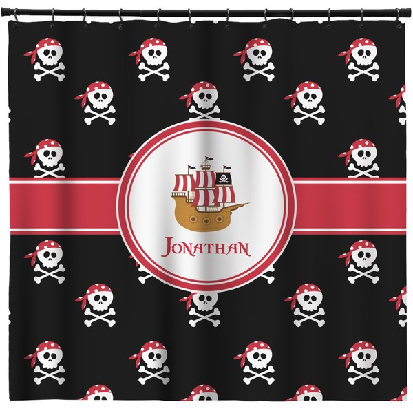 Custom Pirate Shower Curtain - 71" x 74" (Personalized)