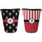 Pirate Trash Can Black - Front and Back - Apvl