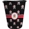 Pirate Waste Basket - Single Sided (Black) (Personalized)