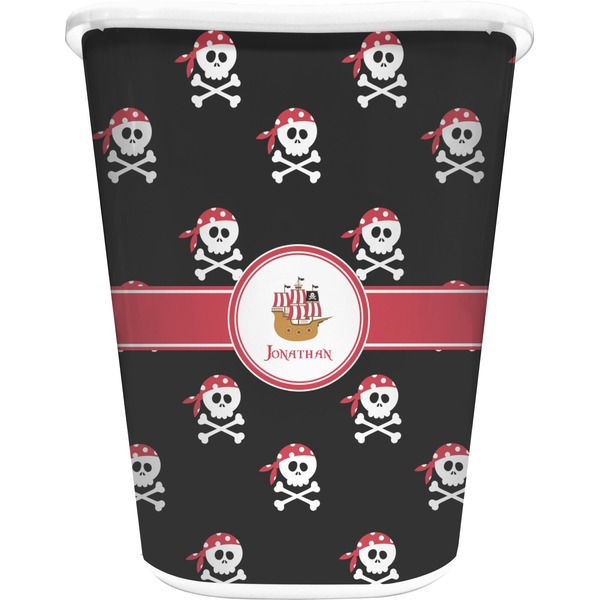 Custom Pirate Waste Basket (Personalized)
