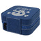 Pirate Travel Jewelry Boxes - Leather - Navy Blue - View from Rear