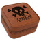 Pirate Travel Jewelry Boxes - Leather - Rawhide - Angled View