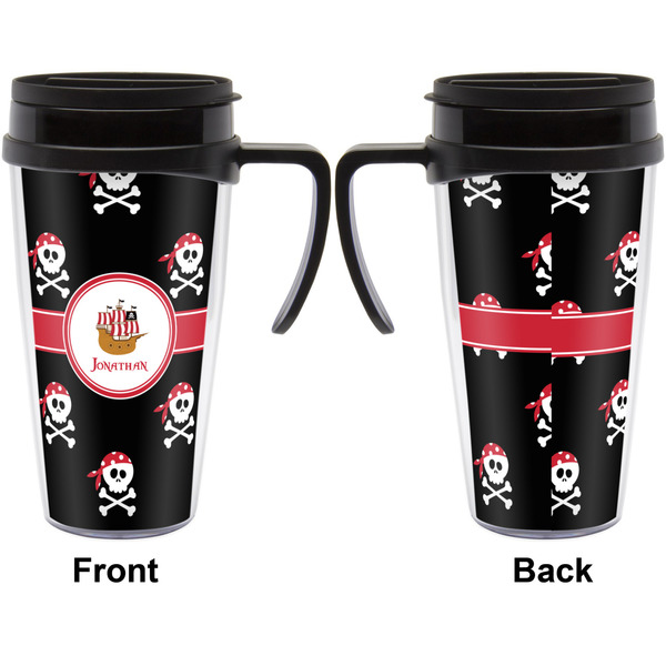 Pirate Travel Mug with Black Handle - Approval