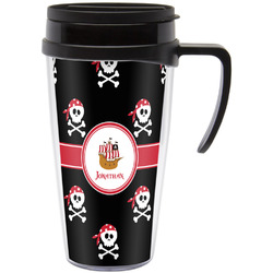 Pirate Acrylic Travel Mug with Handle (Personalized)