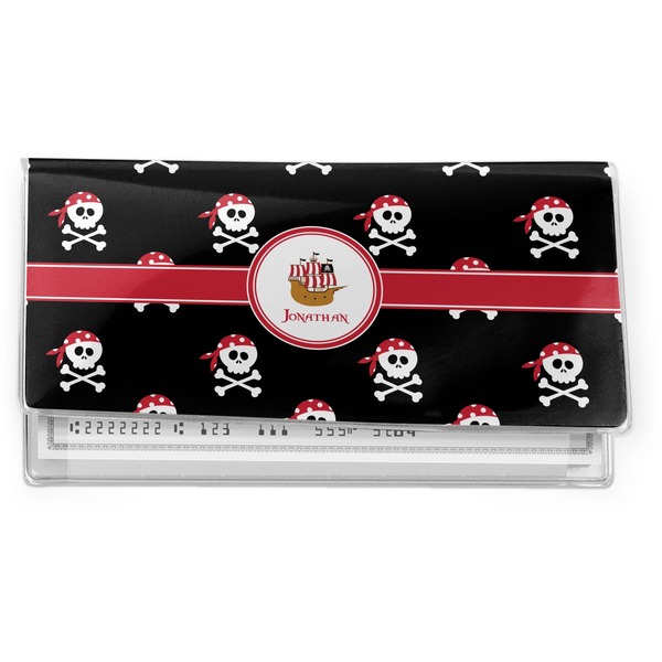 Custom Pirate Vinyl Checkbook Cover (Personalized)