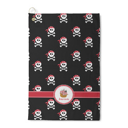 Pirate Waffle Weave Golf Towel (Personalized)