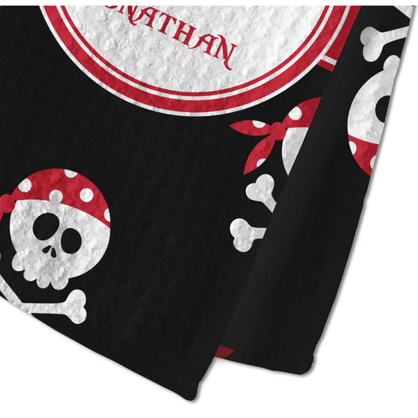 Pirate Waffle Weave Towel - Closeup of Material Image