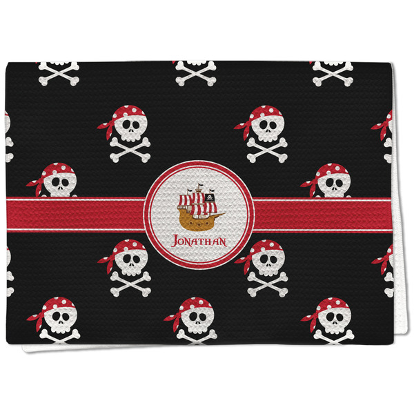 Custom Pirate Kitchen Towel - Waffle Weave - Full Color Print (Personalized)