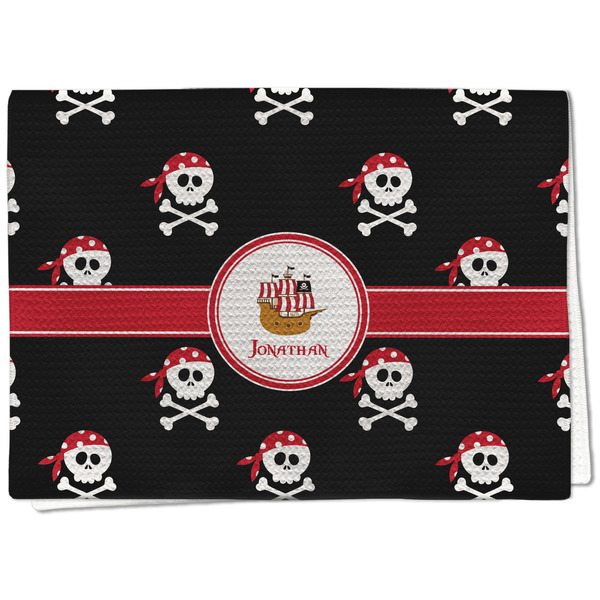 Custom Pirate Kitchen Towel - Waffle Weave (Personalized)