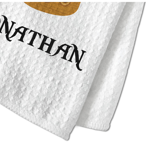 Pirate Waffle Weave Towel - Closeup of Material Image