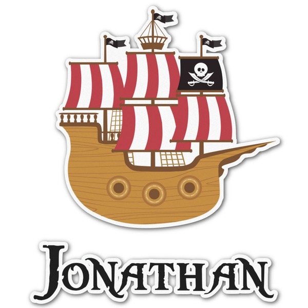 Custom Pirate Graphic Decal - Small (Personalized)