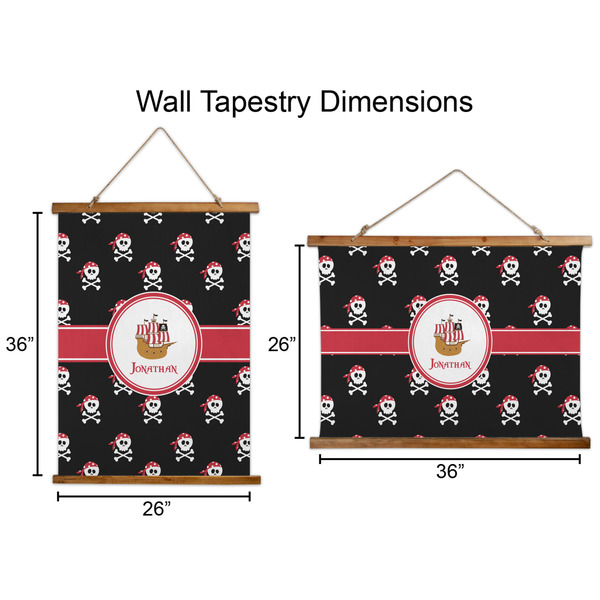 Pirate Wall Hanging Tapestries - Parent/Sizing