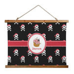 Pirate Wall Hanging Tapestry - Wide (Personalized)