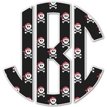Pirate Monogram Decal - Small (Personalized)