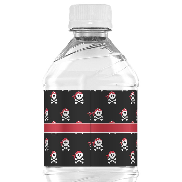 Pirate Water Bottle Label - Back View