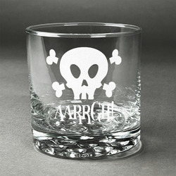 Pirate Whiskey Glass (Single) (Personalized)