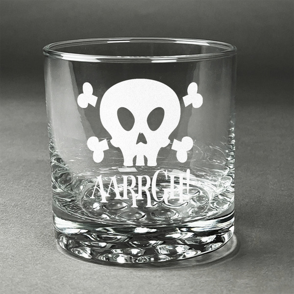 Custom Pirate Whiskey Glass (Single) (Personalized)