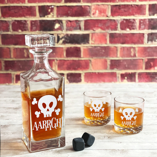 Pirate Whiskey Glass - In Context