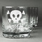 Pirate Whiskey Glasses Set of 4 - Engraved Front