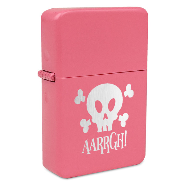 Pirate Windproof Lighters - Pink - Front/Main