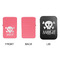 Pirate Windproof Lighters - Pink, Single Sided, w Lid - APPROVAL