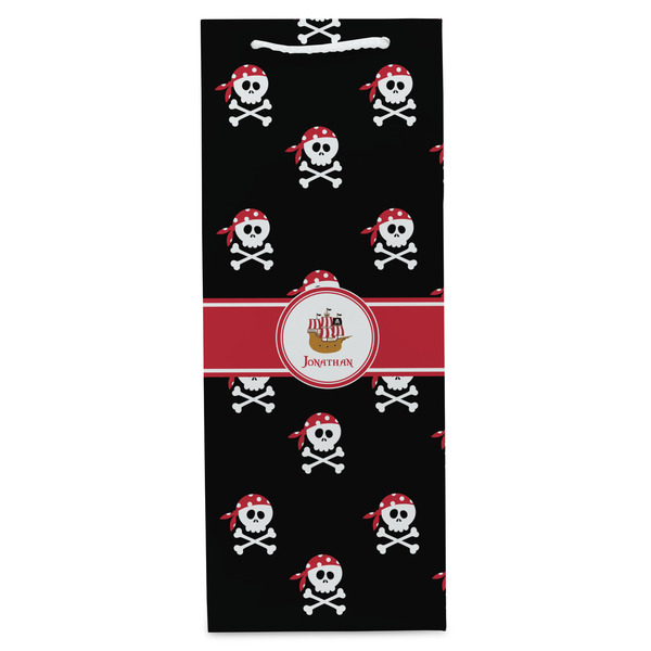 Pirate Wine Gift Bag - Gloss - Front