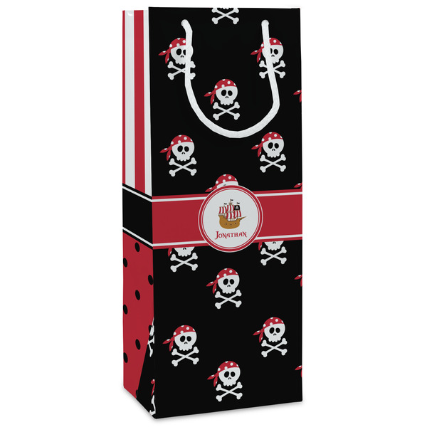 Custom Pirate Wine Gift Bags - Gloss (Personalized)