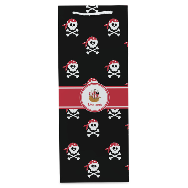Pirate Wine Gift Bag - Matte - Front