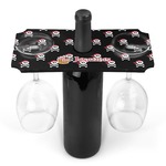 Pirate Wine Bottle & Glass Holder (Personalized)