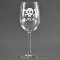 Pirate Wine Glass (Single) (Personalized)