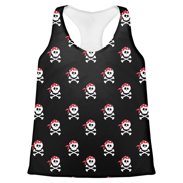 Custom Pirate Womens Racerback Tank Top - Large