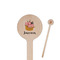 Pirate 7.5" Round Wooden Stir Sticks - Double Sided (Personalized)