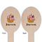 Pirate Wooden Food Pick - Oval - Double Sided - Front & Back