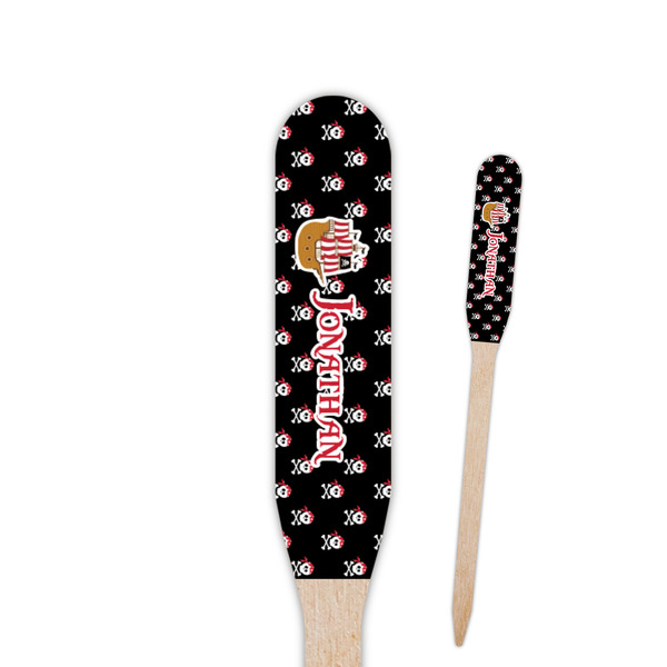 Custom Pirate Paddle Wooden Food Picks (Personalized)