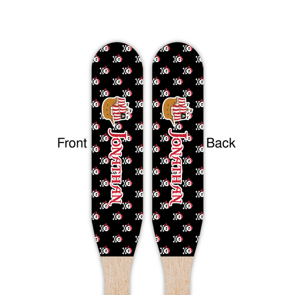 Pirate Wooden Food Pick - Paddle - Double Sided - Front & Back