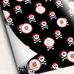 Pirate Wrapping Paper Sheets (Personalized)