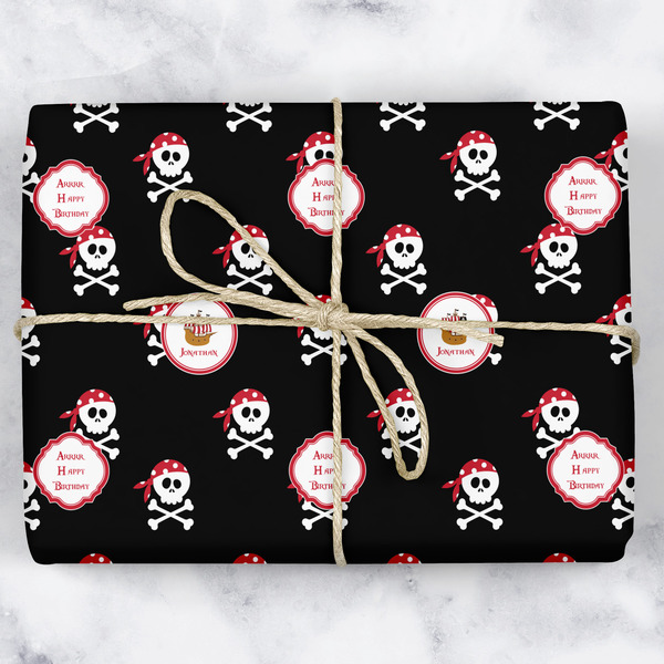 Custom Pirate Wrapping Paper (Personalized)