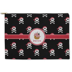 Pirate Zipper Pouch - Large - 12.5"x8.5" (Personalized)