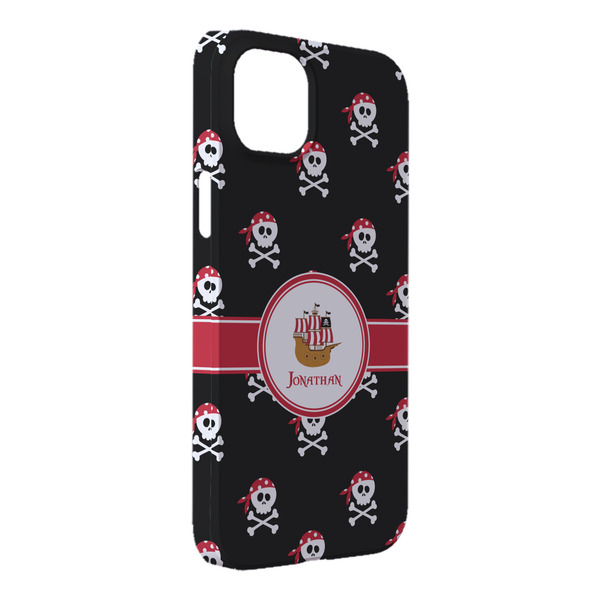 Custom Pirate iPhone Case - Plastic - iPhone 14 Plus (Personalized)