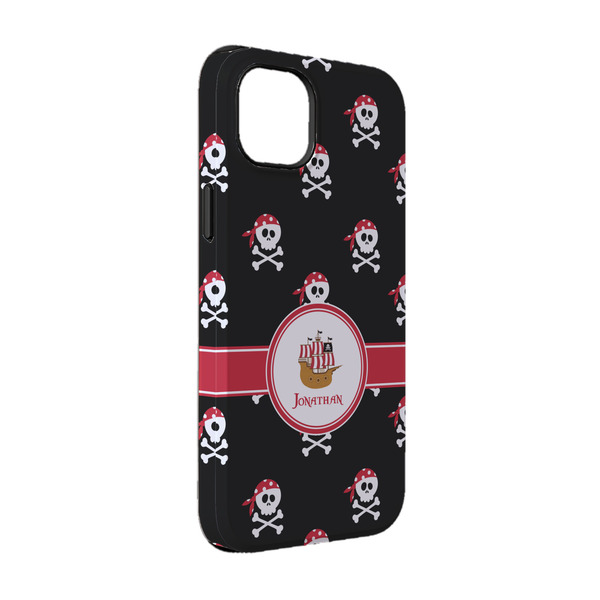 Custom Pirate iPhone Case - Rubber Lined - iPhone 14 Pro (Personalized)