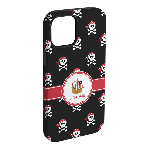 Custom Pirate iPhone Case - Rubber Lined - iPhone 15 Plus (Personalized)