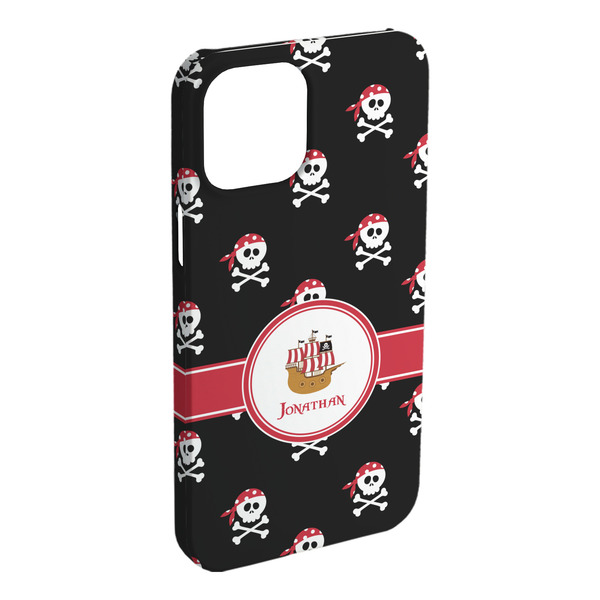 Custom Pirate iPhone Case - Plastic - iPhone 15 Pro Max (Personalized)