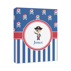 Blue Pirate Canvas Print (Personalized)