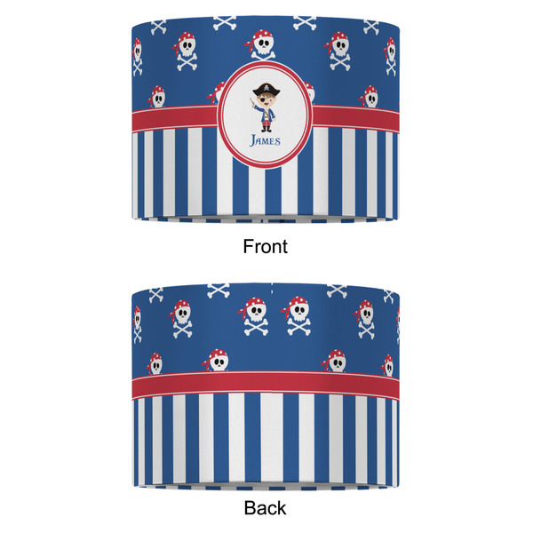 Blue Pirate 12" Drum Lampshade - APPROVAL (Fabric)