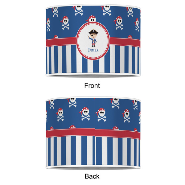 Blue Pirate 12" Drum Lampshade - APPROVAL (Poly Film)