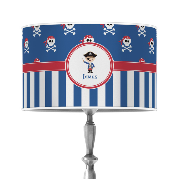 Custom Blue Pirate 12" Drum Lamp Shade - Poly-film (Personalized)