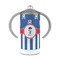 Blue Pirate 12 oz Stainless Steel Sippy Cups - FRONT