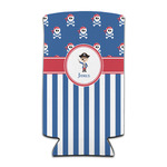 Blue Pirate Can Cooler (tall 12 oz) (Personalized)