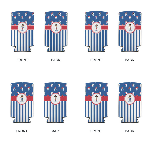 Blue Pirate 12oz Tall Can Sleeve - Set of 4 - APPROVAL